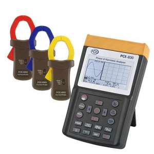 Analizador de potencia y armónicos PCE-830-2