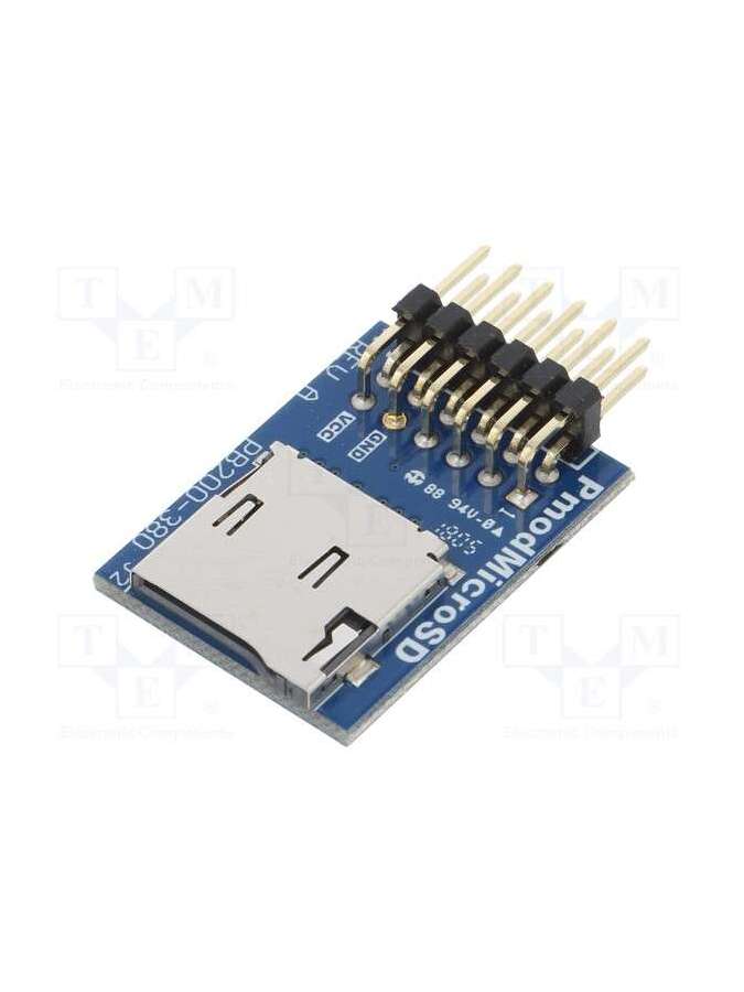 pmod microsd: microsd card slot-digilent