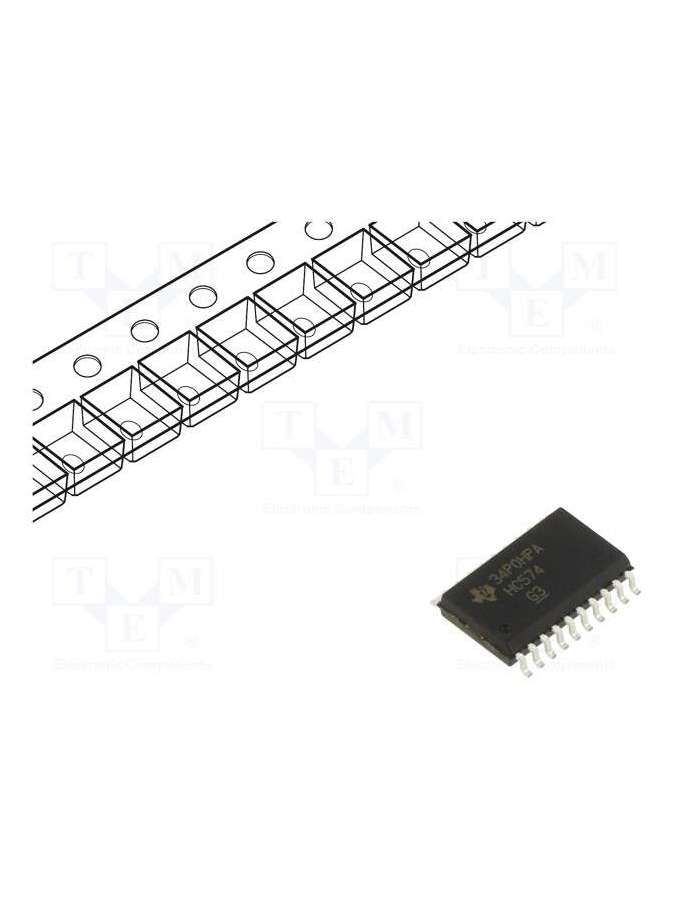 sn74hc574dwr-texas instruments