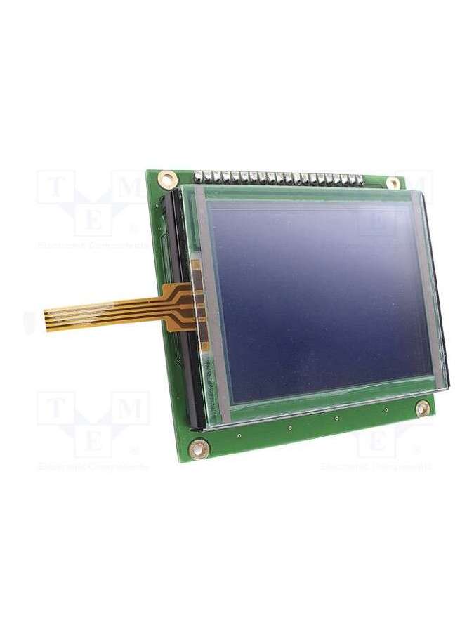 glcd 128x64 with touchpanel-mikroe