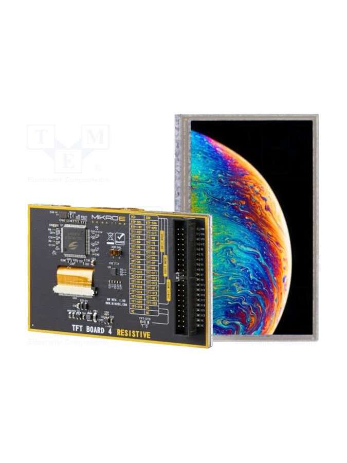tft board 4 resistive-mikroe