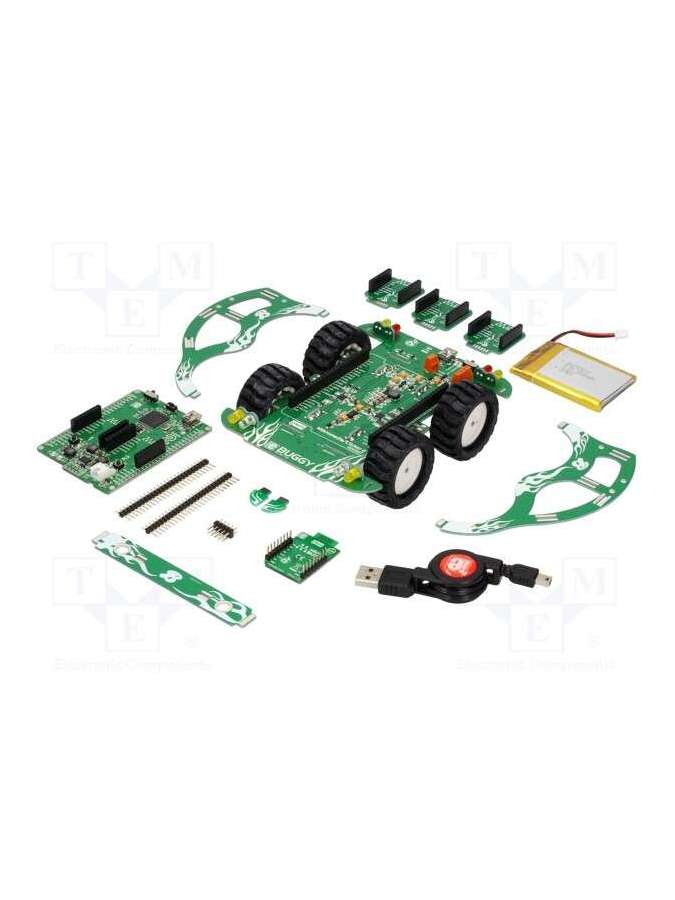buggy + clicker 2 for ft90x + bluetooth-mikroe