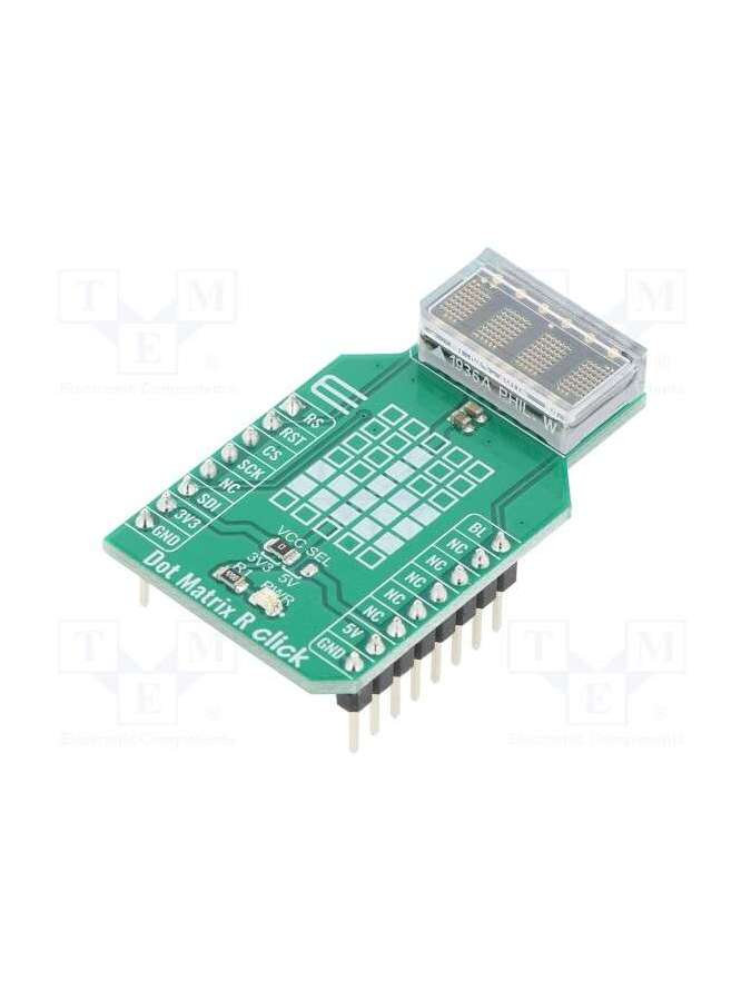 dot matrix r click-mikroe