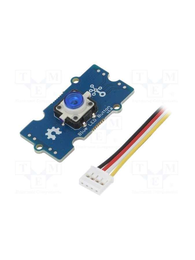 blue led button-seeed studio