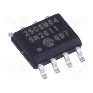 25CSM04-I/SN MICROCHIP TECHNOLOGY