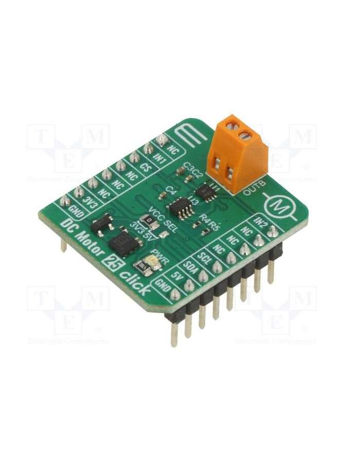 dc motor 25 click-mikroe