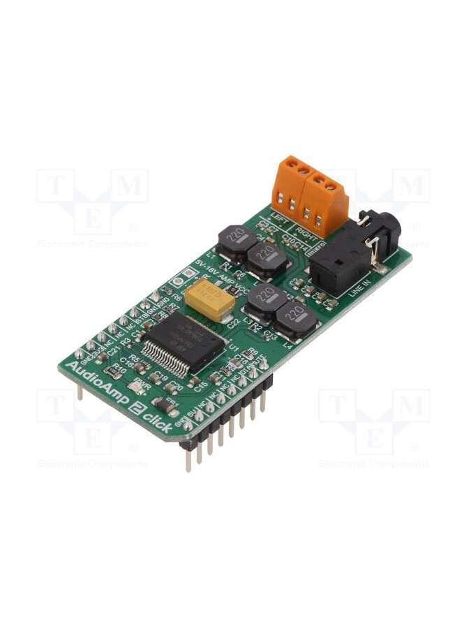 audioamp 2 click-mikroe