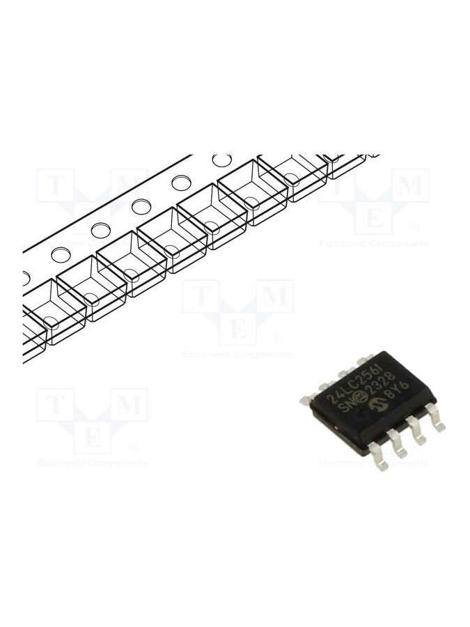 24lc256t-i/sn-microchip technology