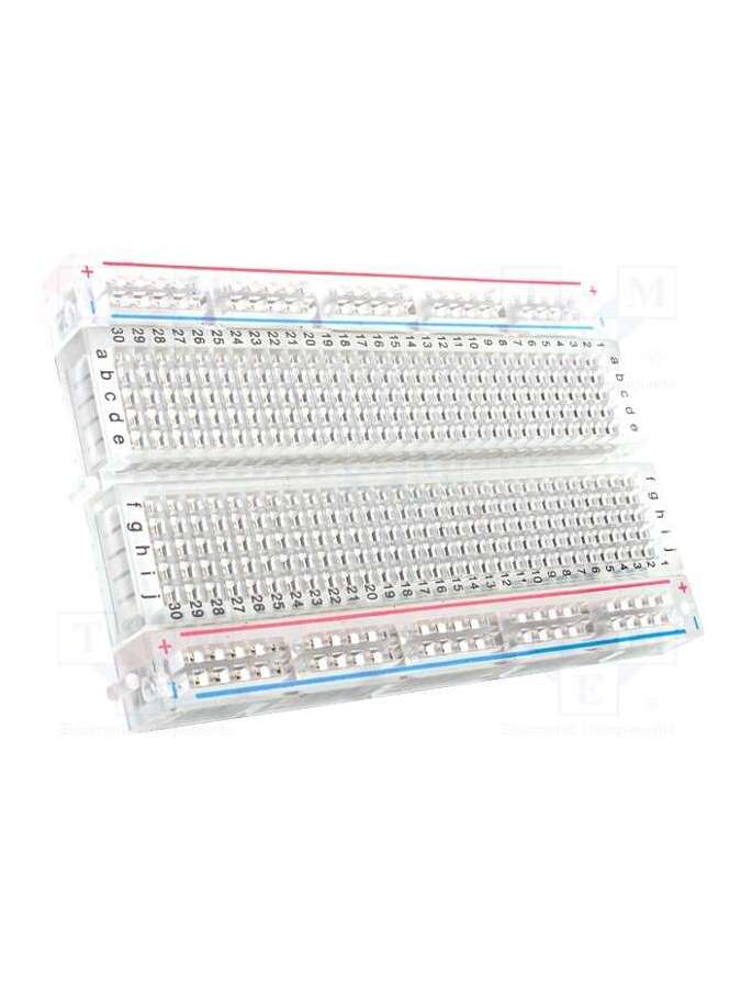 breadboard clear self-adhesive 400 point-mikroe