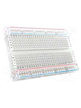 breadboard clear self-adhesive 400 point-mikroe