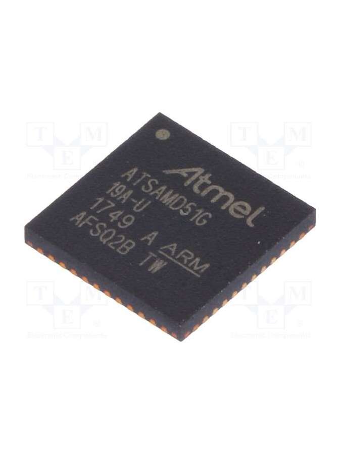 atsamd51g19a-mu-microchip technology