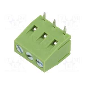XY128RA-3P 5.0MM GREEN XINYA