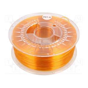 PETG 1,75 BRIGHT ORANGE TRANSPARENT DEVIL DESIGN