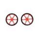 wheel 80ø10mm pair red-pololu
