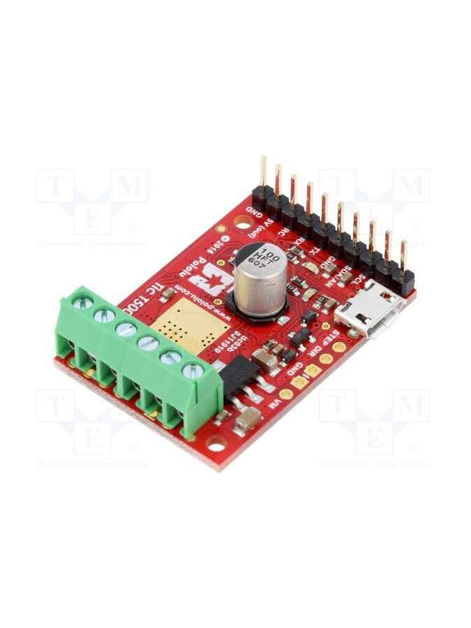 tic t500 stepper motor controller +con-pololu