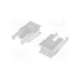 romi chassis motor clip pair - white-pololu
