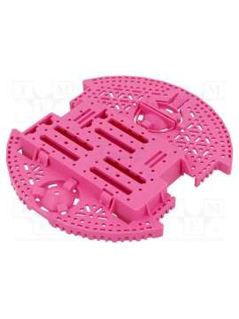 romi chassis kit - pink-pololu
