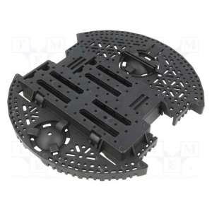 ROMI CHASSIS KIT - BLACK POLOLU