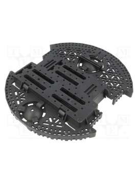 romi chassis kit - black-pololu