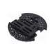 romi chassis base plate - black-pololu