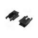 romi chassis motor clip pair - black-pololu