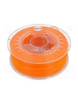 petg 1,75 bright orange-devil design