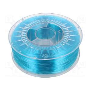 PETG-1.75-BLUE TRANSPARENT DEVIL DESIGN
