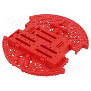 ROMI CHASSIS BASE PLATE - RED POLOLU