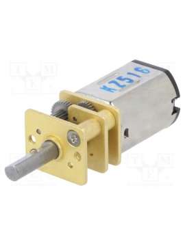 15:1 micro metal gearmotor mp 6v-pololu
