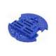 romi chassis base plate - blue-pololu
