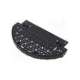 romi chassis expansion plate - black-pololu