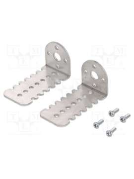 25d mm metal gearmotor bracket pair-pololu