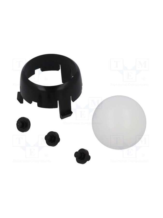 romi chassis ball caster kit - black-pololu