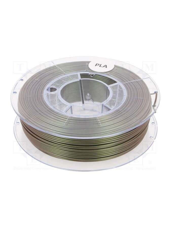 pla 1,75 green metallic solo 0,33-devil design