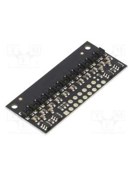 qtrx-hd-11rc reflectance sensor array: 1-pololu