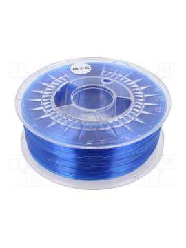 petg 1,75 super blue transparent-devil design