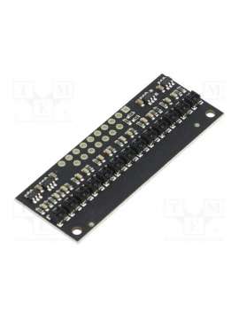 qtrx-hd-13rc reflectance sensor array: 1-pololu