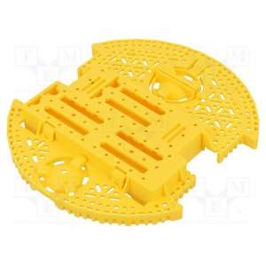 ROMI CHASSIS KIT - YELLOW POLOLU