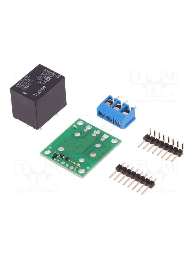 spdt relay carrier with 5vdc relay (part-pololu