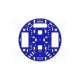robot chassis rrc04a solid blue-pololu