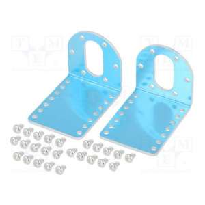 STAMPED ALUMINUM L-BRACKET PAIR FOR 37D POLOLU