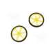 wheel 80ø10mm pair yellow-pololu