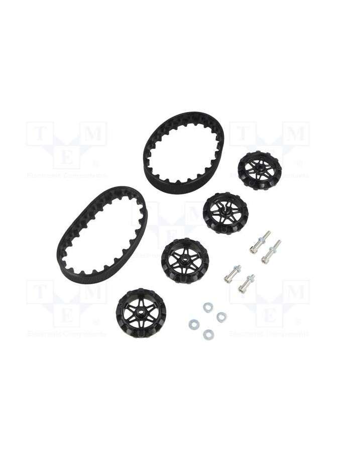 22t track set - black-pololu