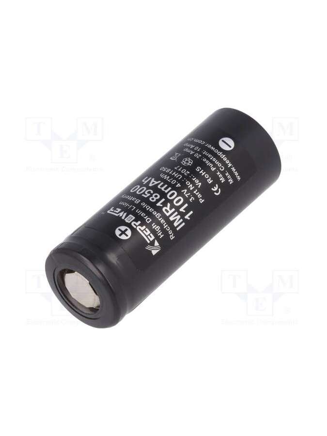 imr18500 1100mah high drain-keeppower