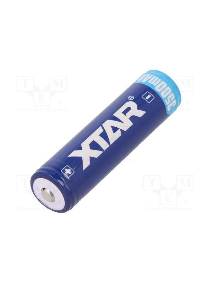 18650 3500 10a button top-xtar