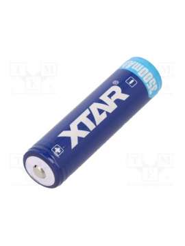 18650 3500 10a button top-xtar