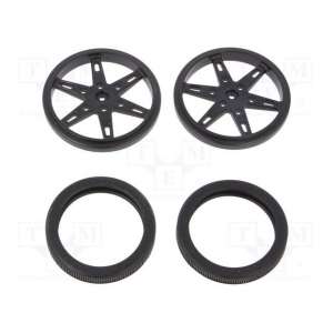 WHEEL FOR MICRO SERVO SPLINES 60×8MM POLOLU