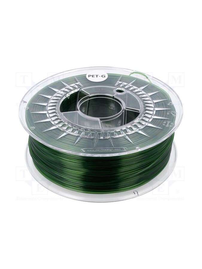 petg 1,75 green transparent-devil design