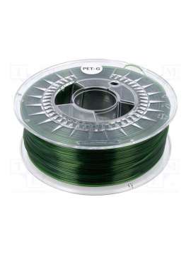 petg 1,75 green transparent-devil design