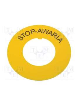 w0-p.żółte dr napis stop-awaria-promet